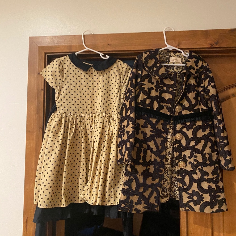 Persnickety coat and dress size 7 EUC